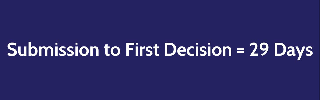 Submission to First Decision = 29 Days
